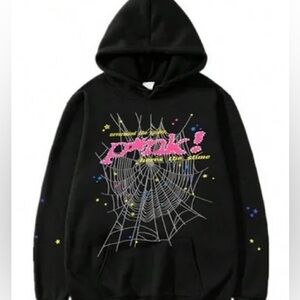 Black Sp5der P*nk Hoodie